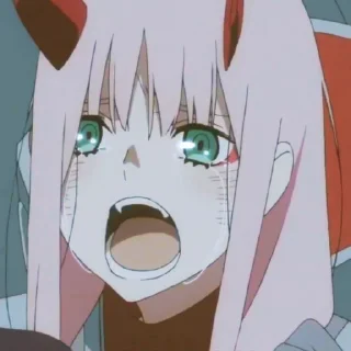 Sticker from Zero Two