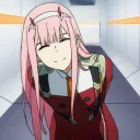 Sticker from Zero Two