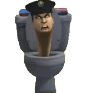 👮‍♂ emoji Skibidi toilet Telegram sticker 22 of 26