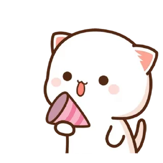 🥳 emoji Peach ❤️ Goma | @KolyaKrishKin Telegram sticker 20 of 120