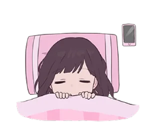 😴 emoji Куруми чан 2 @nyasticks Telegram sticker 12 of 26