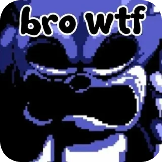 Sticker from Sonic horror