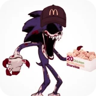 🥰 emoji Sonic horror Telegram sticker 16 of 97