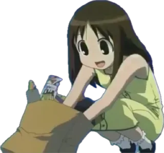 🧃 emoji Azumanga! Telegram sticker 19 of 78