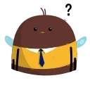 ❓ emoji Шмель Олег :: @stickroom Telegram sticker 21 of 48