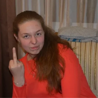 🖕 emoji Маруся N Telegram sticker 16 of 25