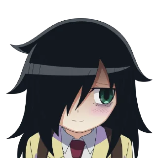 😚 emoji Tomoko by @clicker_yo Telegram sticker 5 of 55