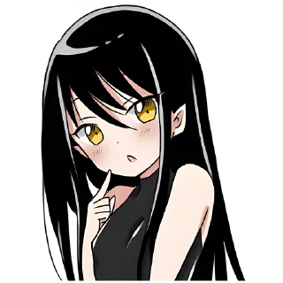🤔 emoji Дьяволица @Nyasticks Telegram sticker 24 of 41