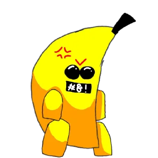 🤬 emoji Бананчик🍌🍌🍌 Telegram sticker 7 of 101