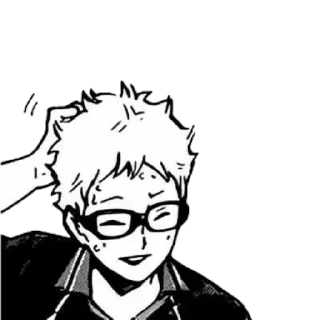 😅 emoji Haikyuu Telegram sticker 20 of 46
