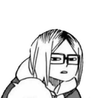 😐 emoji Haikyuu Telegram sticker 21 of 46