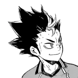 😏 emoji Haikyuu Telegram sticker 14 of 46