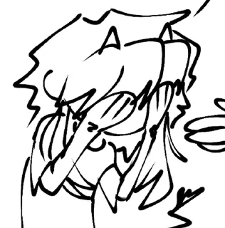 🌟 emoji Черная хуйня Telegram sticker 16 of 90