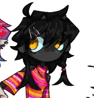 🌟 emoji Черная хуйня Telegram sticker 10 of 90