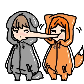 😋 emoji Котя и Лися Telegram sticker 16 of 38