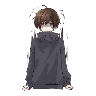 🤬 emoji Менхера-Кун Telegram sticker 17 of 97