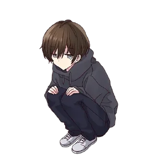 😢 emoji Менхера-Кун Telegram sticker 20 of 97