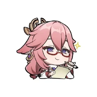🩰 emoji Генш, от - @stikiriqwert Telegram sticker 19 of 79