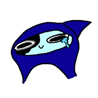 😅 emoji Синий чел Telegram sticker 9 of 44