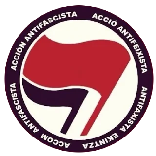 Sticker from Antifascist Action