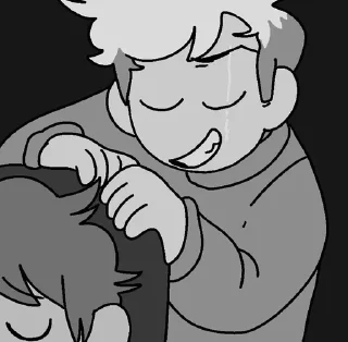 😌 emoji Butters / Mirai park Telegram sticker 23 of 88