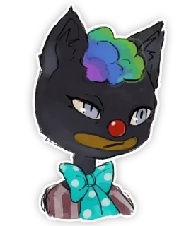🤡 emoji Кот Telegram sticker 18 of 24