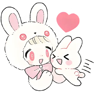 🤗 emoji Принцесса и кролик @Nyasticks Telegram sticker 16 of 41