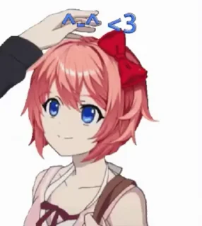 🌟 emoji Sayori Ddlc Telegram sticker 5 of 73