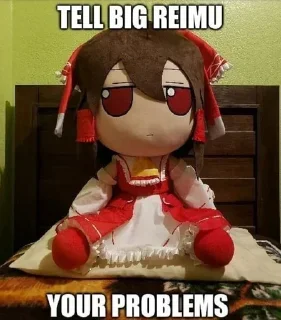 🀄 emoji Reimu by @mikuStcikers Telegram sticker 20 of 120