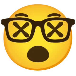 🌟 emoji 🤓🤓 Telegram sticker 6 of 43