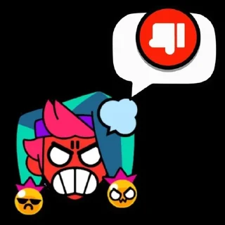 👎 emoji Честер Telegram sticker 11 of 11