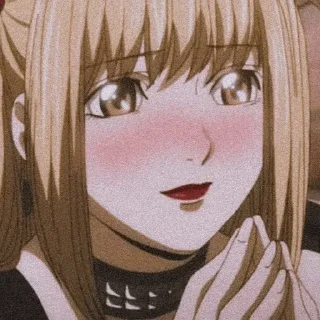 Sticker from @anime_stickerr Амане Миса