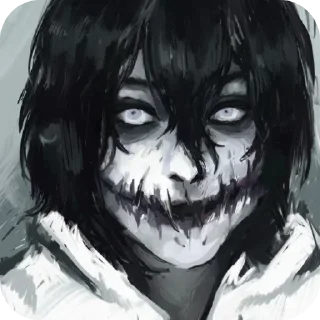 👏 emoji Jeff the killer `` @bl00d1Xe Telegram sticker 14 of 60