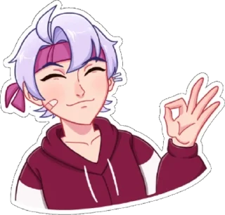 👌 emoji тоши (вк) Telegram sticker 24 of 48