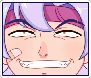😁 emoji тоши (вк) Telegram sticker 10 of 48