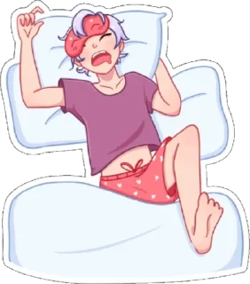 😴 emoji тоши (вк) Telegram sticker 22 of 48