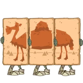 🐫 emoji Растения против зомби 2 зомби Telegram sticker 7 of 81