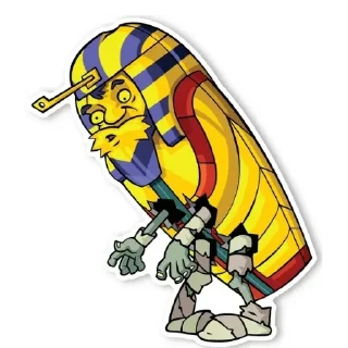 ⚰ emoji Растения против зомби 2 зомби Telegram sticker 9 of 81
