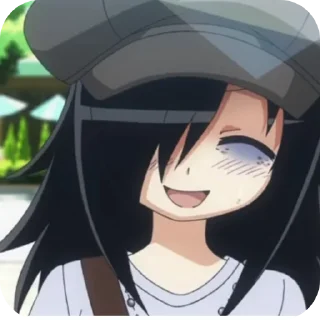 💇 emoji Томоко Куроки Telegram sticker 5 of 16