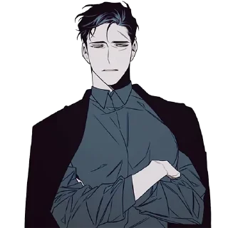 😎 emoji @anime_stickerr Аниме Куны Telegram sticker 16 of 25