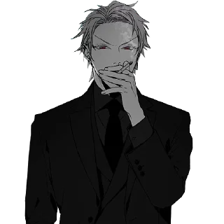 😎 emoji @anime_stickerr Аниме Куны Telegram sticker 7 of 25