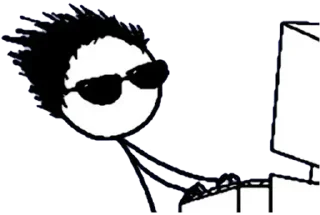 😎 emoji Drawn stickers Telegram sticker 7 of 56