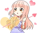 💘 emoji TWICE "Candy Pop" :: @line_stickers Telegram sticker 15 of 40