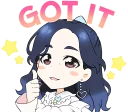 🌟 emoji TWICE "Candy Pop" :: @line_stickers Telegram sticker 18 of 40
