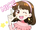 😉 emoji TWICE "Candy Pop" :: @line_stickers Telegram sticker 11 of 40