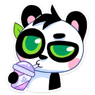🍸 emoji ❤️‍🔥 «Пандик» — @VkontakteEmoji Telegram sticker 5 of 48