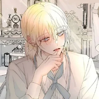🧐 emoji Vincent Valentine / Вінсент Telegram sticker 18 of 62