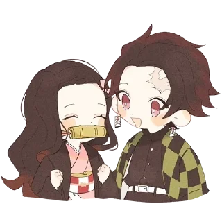 ❤️ emoji ♡ незуко камадо ♡ Telegram sticker 21 of 50