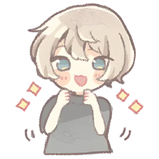 😍 emoji Повседневный кун @nyasticks Telegram sticker 5 of 41