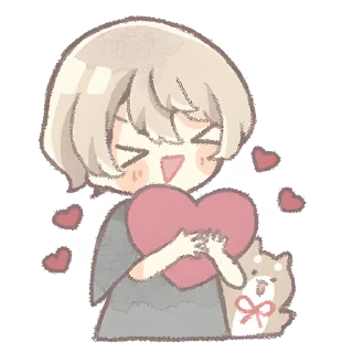 😍 emoji Повседневный кун @nyasticks Telegram sticker 6 of 41